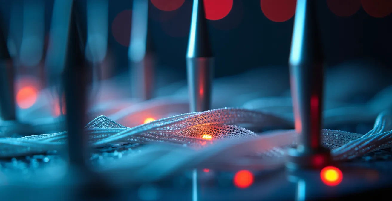 Macro view of router antenna and zigbee mesh network visualization